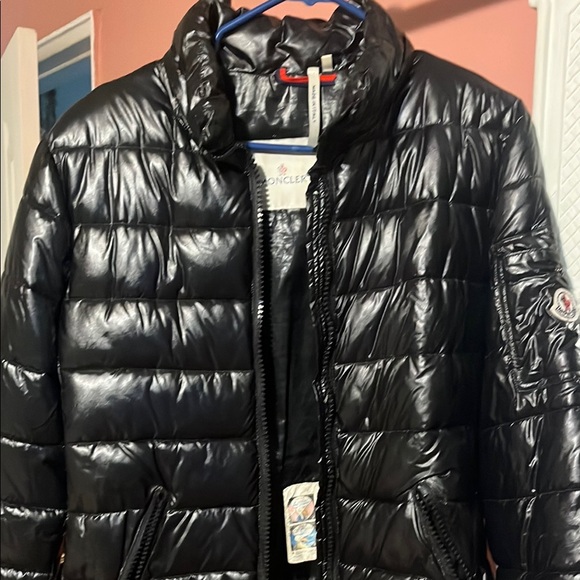 Moncler Shiny Black Quilted Jacket - Picture 2 of 5